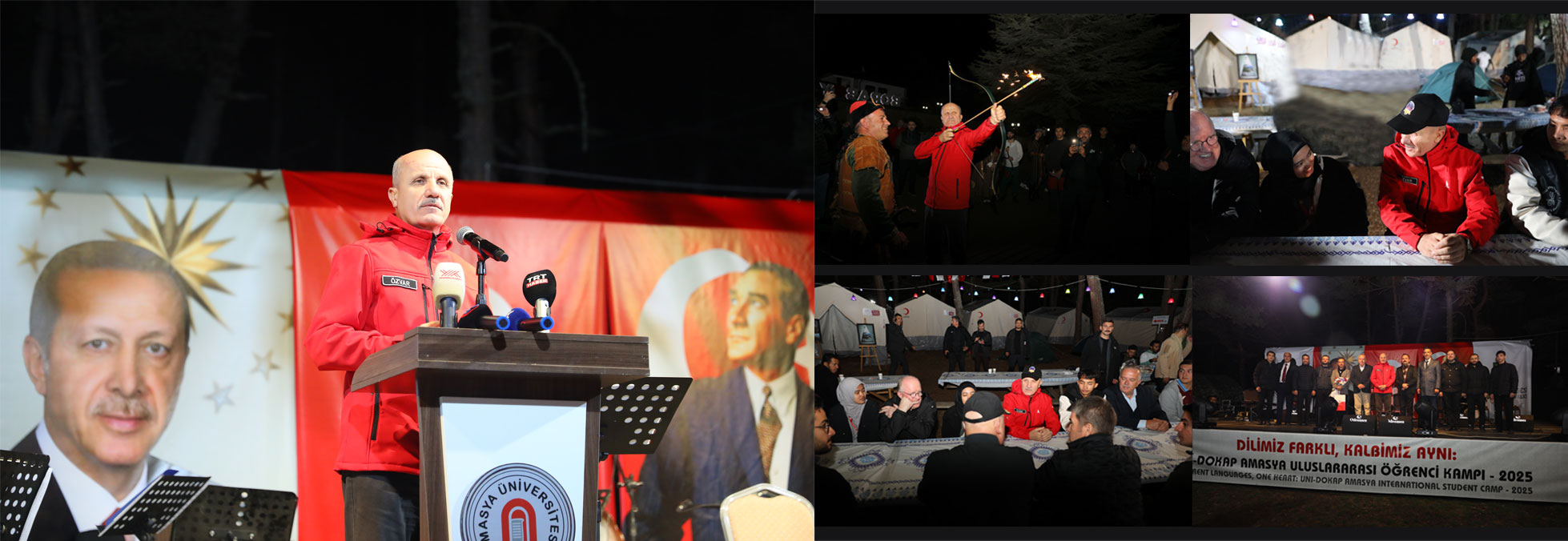 Yükseköğretim Kurulu Başkanı Özvar, Amasya'da Uluslararası Öğrenci Kampı’nın Açılış Törenine Katıldı