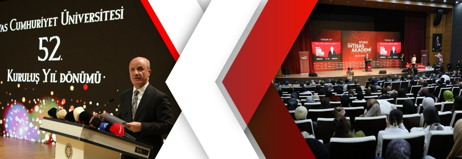 Yükseköğretim Kurulu Başkanı Özvar Sivas'ta konuştu