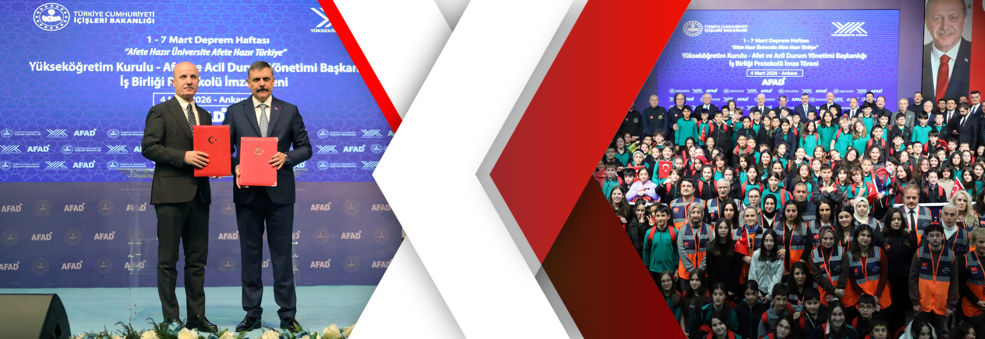 Yükseköğretim Kurulu ile AFAD arasında afete hazırlık protokolü imzalandı