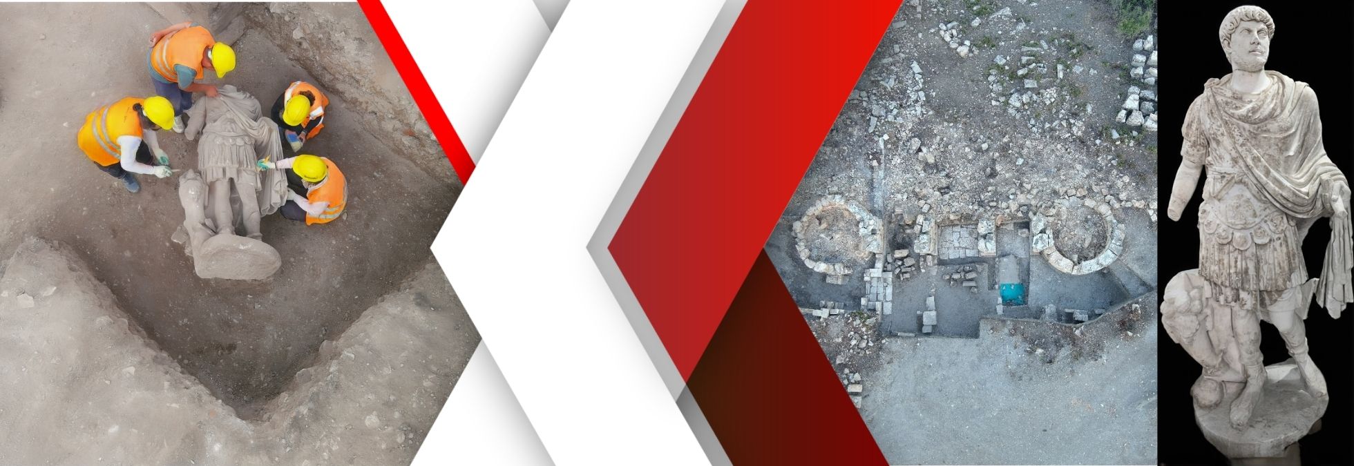 Burdur’da 1950 yıllık tarih gün yüzüne çıktı: Roma İmparatoru Hadrianus’un heykeli bulundu